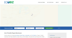 Desktop Screenshot of ecobiz.org